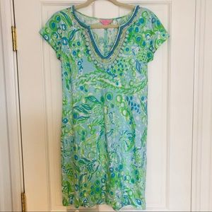 Lilly Pulitzer Embellished Cotton Dress
